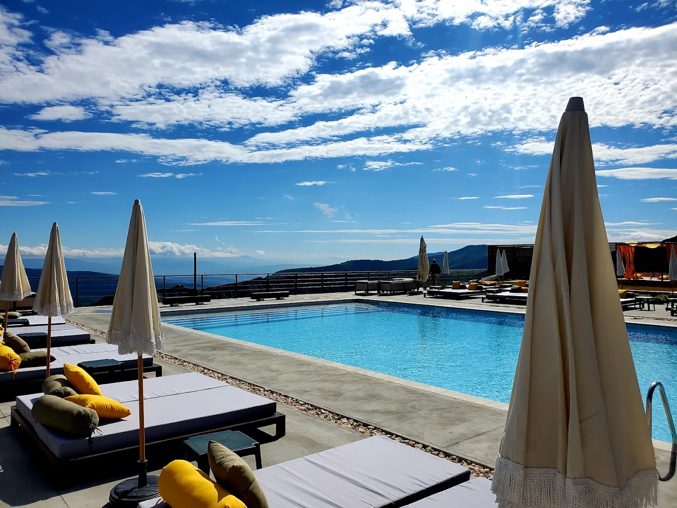 Pool sunbeds